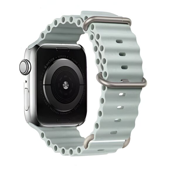 NEW[BAND] Waterproof Sport Silicone Ocean Strap for Apple Watch - Green - Picture 2 of 4